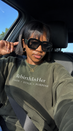 RebirthInHer Signature Crewneck — Coming Soon 🍂
