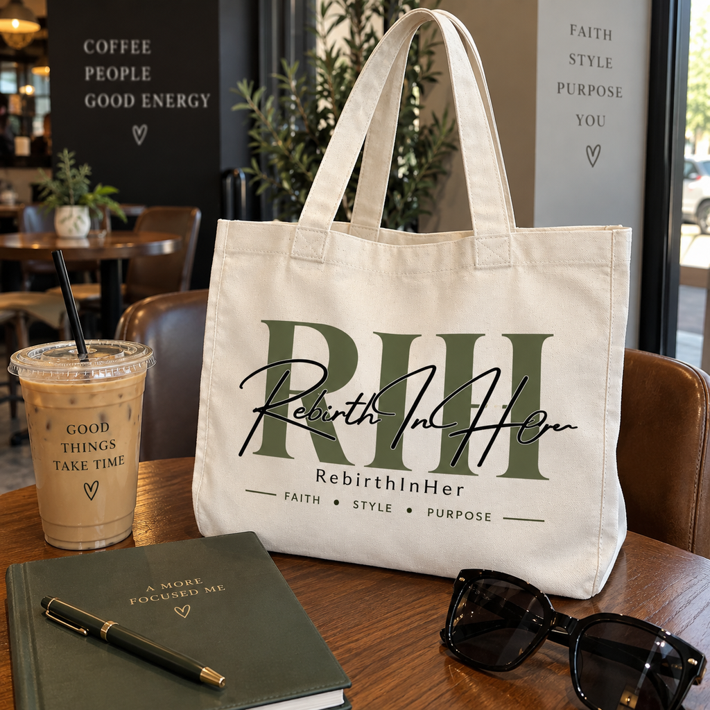 RebirthInHer Signature Tote 💚Coming Soon 🍂